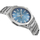 Orë dore Casio Edifice EFR-S108D-2AVUEF, kuarc, 100m kundra ujit, ngjyrë argjendi me fushë blu