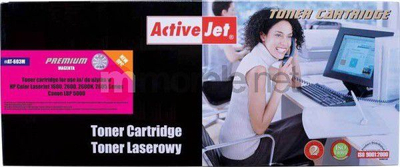 Toner Activejet 124A Magenta Replacement, për HP, rozë