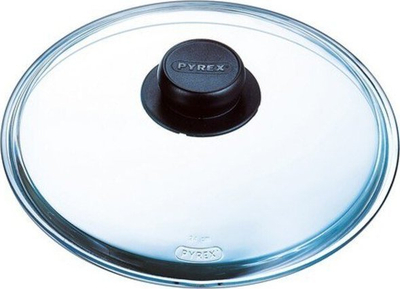 Kapak xhami Pyrex Classic, 20 cm, rezistent ndaj nxehtësisë, transparent