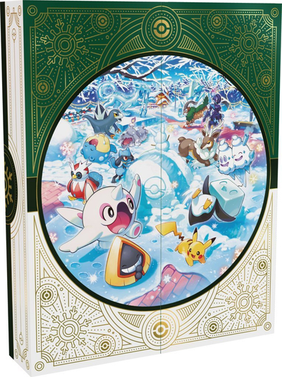 Kalendar adventi Pokémon TCG Holiday Calendar, 8 letra promo foil, 5 booster packs, shumëngjyrësh