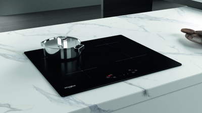 Индукциска плоча за готвење, Whirlpool WS Q4860 NE, 59 cm, 7200 W, 4 зони, црна