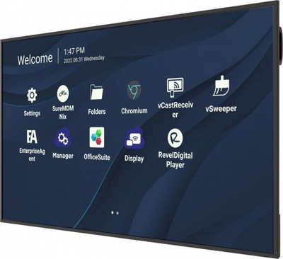 Monitor profesional ViewSonic CDE7530, 75", 4K, i zi