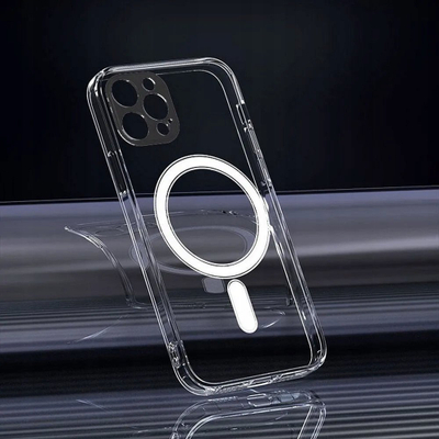 Футрола за телефон Futera Clear Mag, за iPhone 13 Pro Max, MagSafe, проѕирна