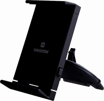 Mbajtëse telefoni Swissten T1 CD1, për hapësirën e CD-së në makinë, universale, e zezë