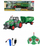 Lodër traktor me rimorkio Askato, R/C, shkalla 1:24, i kuq