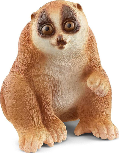 Figurë lodër Schleich Wild Life Slow Loris, koleksionuese, shumëngjyrëshe
