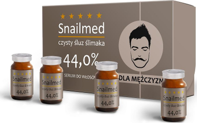 Serum për mjekërr Snailmed, 4 x 8ml