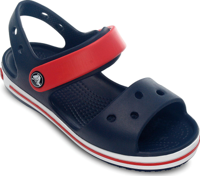 Sandale për fëmijë Crocs Crocband Jr, madhësia 20-21, blu me të kuqe