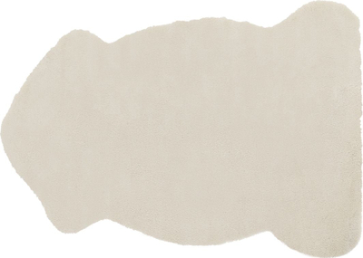 Tapet gëzofi sintetik Beliani UNDARA, 60x90 cm, ngjyrë krem