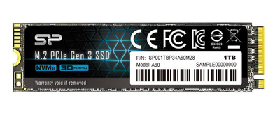 Disk SSD Silicon Power P34A60, 1TB, M.2 PCIe NVMe