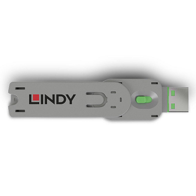 Çelës për bllokues porte USB Lindy 40621, për USB Type A, gri