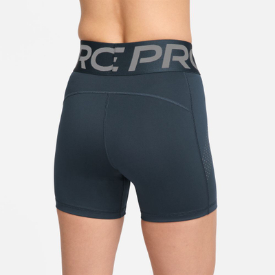 Shorc sportiv Nike Pro Sculpt, bel i lartë, Dri FIT, blu