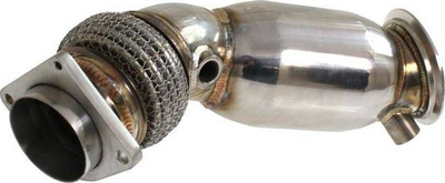 Downpipe TurboWorks BMW F82 F83 M4 S55, çelik inox, katalizator sport 200 cell