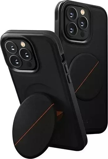 Mbrojtëse telefoni Uniq Novo, për iPhone 14 Pro 6.1", magnetike, e zezë