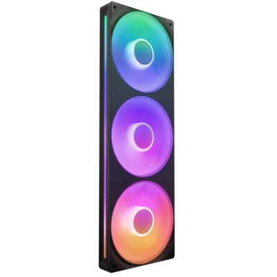 Ventilatorë kase NZXT RF-U36HF-B1, 3x120mm, aRGB, të zinj