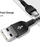 Kabllo USB Maclean MCE483, USB A në microUSB, 2 m, e zezë