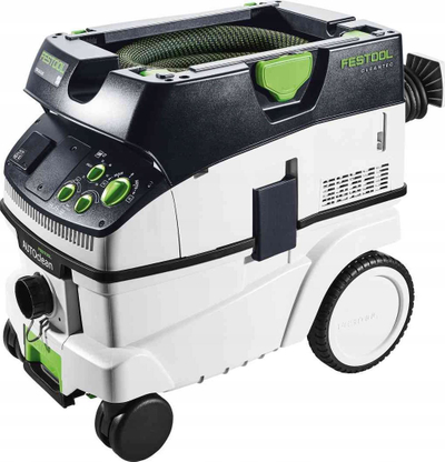 Aspirator industrial Festool CTL 36 E AC 574960, 1200W, depozitë 34L, i bardhë