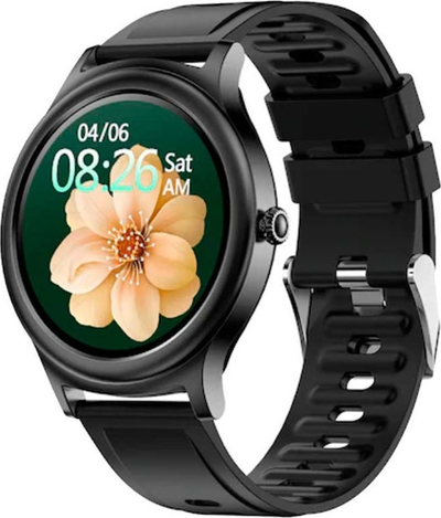 Ora inteligjente Kumi K16, ekran 1.28", Bluetooth, e zezë