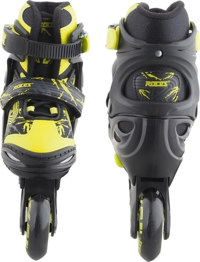 Patina inline për kalamaj Roces Jokey 3.0 Boy, me masë që rregullohet 34-37, të zeza me të verdhë