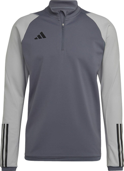 Bluzë trajnimi Adidas Tiro 23 Competition M HU1316, Aeroready, me zinxhir 1/2, gri