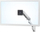 Mbajtëse muri për monitor Ergotron HX 45-478-216, deri 42", e zezë