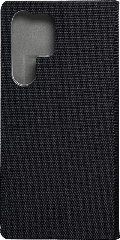 Kapak telefoni SBS Sensitive Book për Samsung Galaxy S23 Ultra 5G, me mbajtëse karte, mbyllje me magnet, i zi