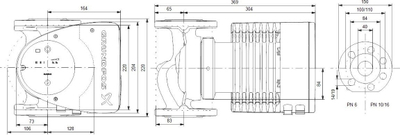 Циркулациона пумпа Грундфос MAGNA1 40-80F 99221303, ефикасна, ротор во вода