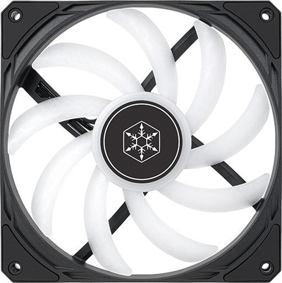 Ventilator kasë Silverstone SST-AS140B-ARGB, 140mm, ARGB, i zi
