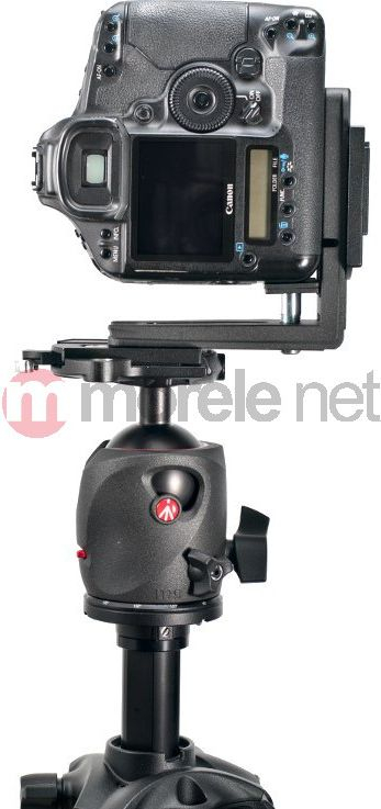 Mbajtëse L për kamerë Manfrotto MS050M4-Q2, pllakë 200PL-14, magnez, e zezë