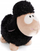Lodër pelushi Nici Wooly Gang Sheep, 22 cm, e zezë
