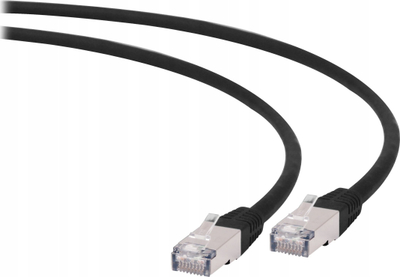 Kabllo rrjeti Gembird S/FTP Cat.6A, 15 m, LSZH, e zezë