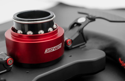 Timon Sim Racing Simagic GTS, 30 cm, lëkurë, i zi