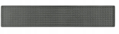 Tapet tharjeje enësh Wenko PICO, 8 x 42 cm, plastike, gri