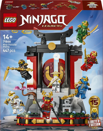 Set LEGO Ninjago 71866 Ninja Character Display, 447 pjesë, 14+