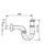 Tub sifoni për lavaman KFA 604-454-00, bronz, krom