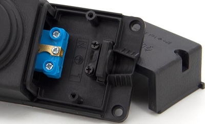 Shirit prizash Rubber Double Socket, 2 dalje, IP44, i zi