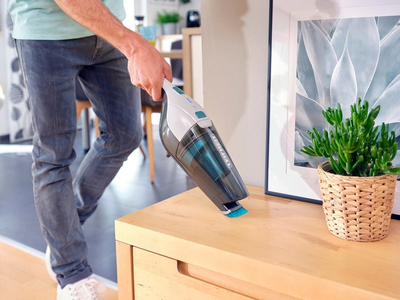 Fshesë vertikale pa kabllo Leifheit Rotaro PowerVac 2in1 16V, 35 min autonomi, gri