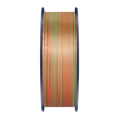 Filament 3D SUNLU Silk PLA Plus Tri-Colour, 1.75 mm, 1 kg, portokalli blu jeshile