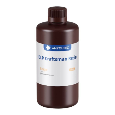 Rrëshirë 3D Printer Anycubic DLP Craftsman, 1kg, set 2 copë, beige
