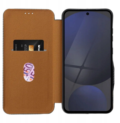 Futrollë folio me magnet për Samsung Galaxy A36 5G, gri