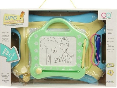 Set tabela magnetike për kalamaj, 2 copë, dizajn i përzier, shumëngjyrëshe