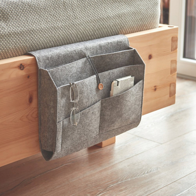 Organizues për divan, material felt, gri