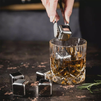 Set kuba ftohës për pije Klausberg, çelik inox, 10 copë, ngjyrë metalike