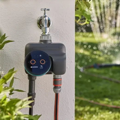 Kontrollues vaditjeje Gardena Smart Irrigation Controller Dual 19044-20, Wi-Fi, 12 bar, i zi