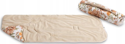 Qese gjumi për karrocë Sensillo Velvet Sleeping Bag, 100x48cm, verore, bezhë