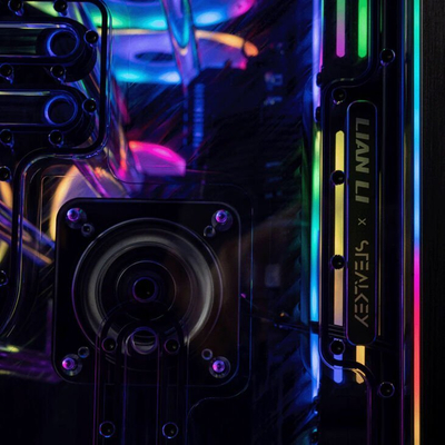 Distroplate Stealkey Customs Crosscool II D-RGB, për Lian Li O11 Dynamic EVO XL, e tejdukshme