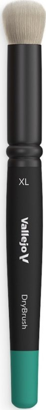 Furçë pikturimi Vallejo B07004 Dry Brush XL, qime natyrale, ekstra e madhe, e zezë