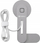 Karikues wireless magnetik Sandberg ScreenMount, 15W, i zi