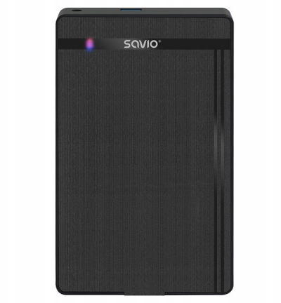 Kuti e jashtme për disk Savio AK-87, 3.5", SATA në USB 3.0, e zezë