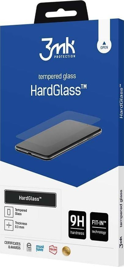 Xham mbrojtës 3MK HardGlass për Apple iPhone X XS 11 Pro, transparen